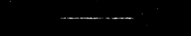 Processed fireball image