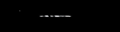 Processed fireball image