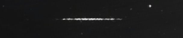 Unprocessed fireball image