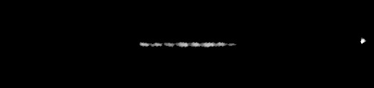 Processed fireball image