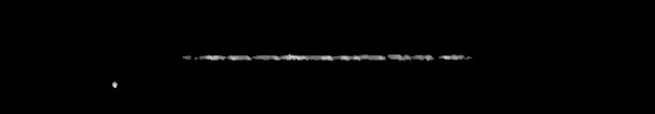 Processed fireball image