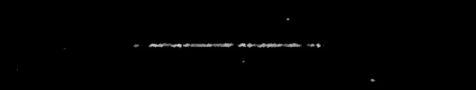 Processed fireball image