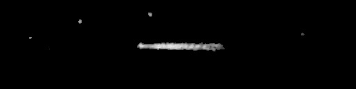Processed fireball image
