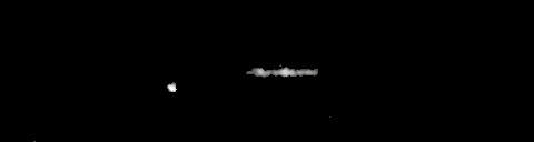 Processed fireball image