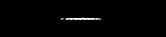 Processed fireball image