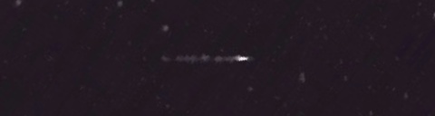 Unprocessed fireball image