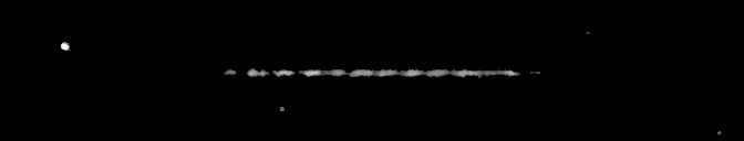 Processed fireball image