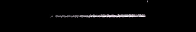 Processed fireball image