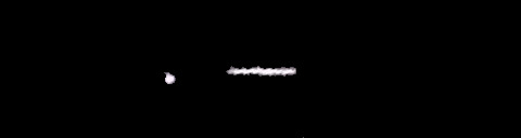 Processed fireball image
