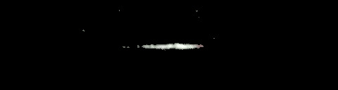 Processed fireball image