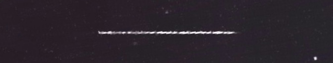 Unprocessed fireball image