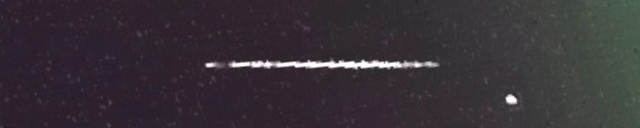 Unprocessed fireball image