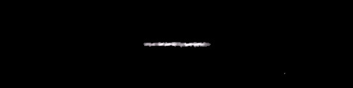 Processed fireball image