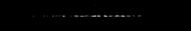 Processed fireball image
