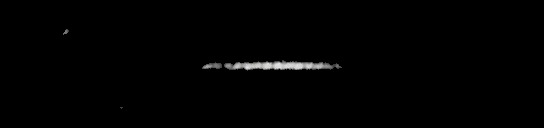 Processed fireball image