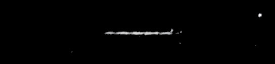 Processed fireball image