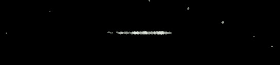 Processed fireball image