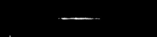 Processed fireball image