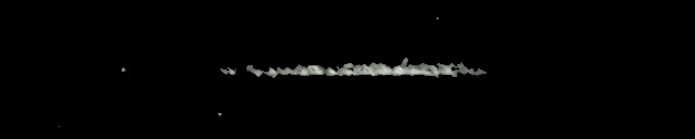 Processed fireball image