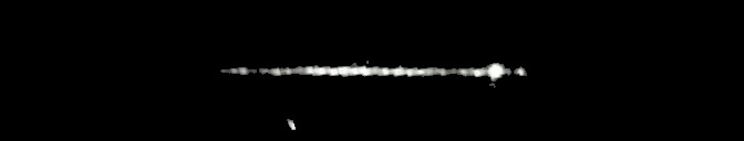 Processed fireball image