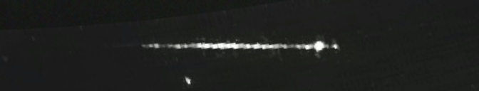 Unprocessed fireball image