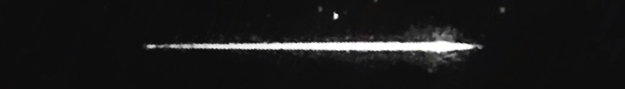 Unprocessed fireball image