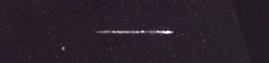 Unprocessed fireball image