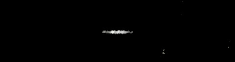 Processed fireball image