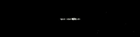 Processed fireball image