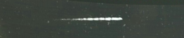Unprocessed fireball image