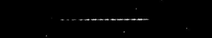 Processed fireball image