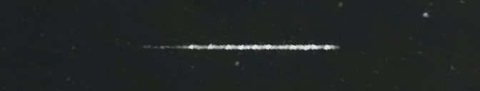 Unprocessed fireball image