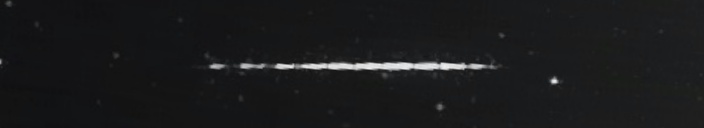 Unprocessed fireball image