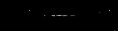 Processed fireball image