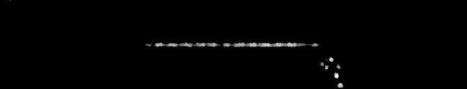 Processed fireball image