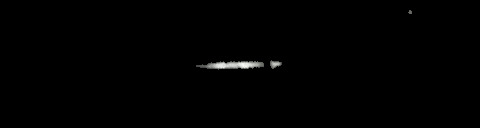 Processed fireball image