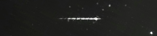 Unprocessed fireball image