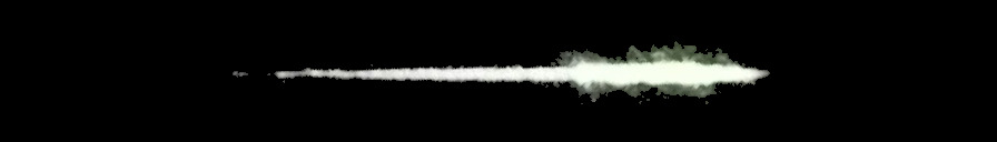 Processed fireball image