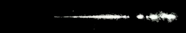 Processed fireball image
