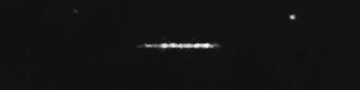 Unprocessed fireball image