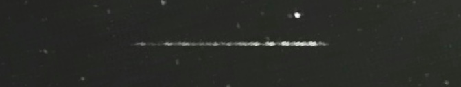 Unprocessed fireball image