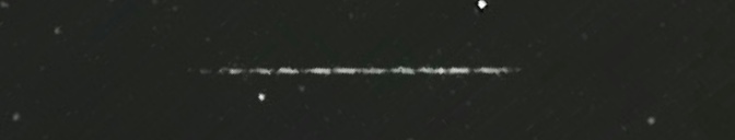Unprocessed fireball image