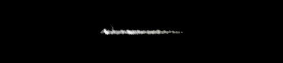 Processed fireball image