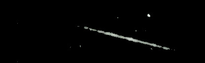 Processed fireball image