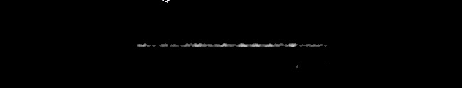 Processed fireball image