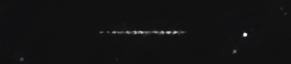 Unprocessed fireball image
