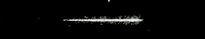 Processed fireball image