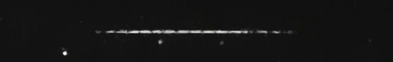 Unprocessed fireball image