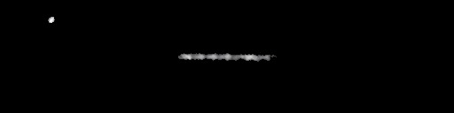 Processed fireball image