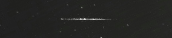 Unprocessed fireball image